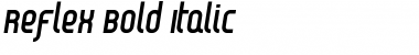 Reflex ItalicBold Font
