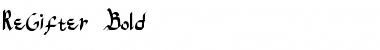 Download ReGifter Font Download ReGifter Font