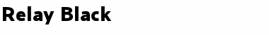 Download Relay-Black Font Download Relay-Black Font