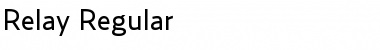 Download Relay-Regular Font Download Relay-Regular Font
