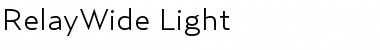 Download RelayWide-Light Font Download RelayWide-Light Font