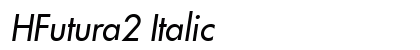 HFutura2 Italic preview