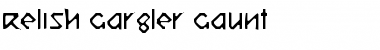 Download Relish Gargler Gaunt Font Download Relish Gargler Gaunt Font