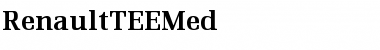 RenaultTEEMed Font