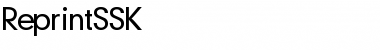 Download ReprintSSK Font