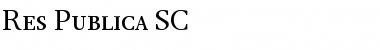 Download Res Publica SC Font