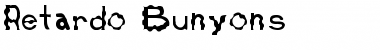 Download Retardo Bunyons Font