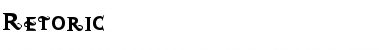 Download Retoric Font Download Retoric Font