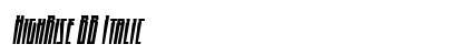 HighRise BB Italic preview