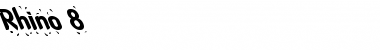 Download Rhino 8 Font Download Rhino 8 Font