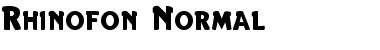 Rhinofon Normal Font
