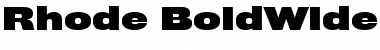 Rhode Font