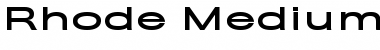 Rhode Font
