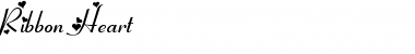 Download Ribbon Heart Font Download Ribbon Heart Font