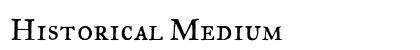 Historical Medium preview