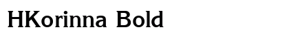 HKorinna Bold Preview