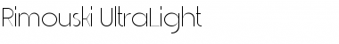 Rimouski UltraLight Regular Font