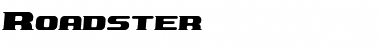 Roadster Regular Font Roadster Regular Font
