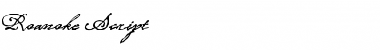 Download Roanoke Script Font Download Roanoke Script Font