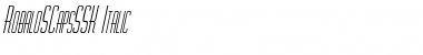 RobaloSCapsSSK Italic Font RobaloSCapsSSK Italic Font