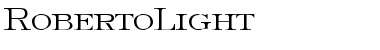 RobertoLight Font