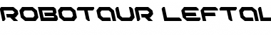 Download Robotaur Leftalic Font