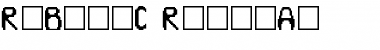 Robotic  Font
