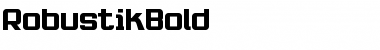 RobustikBold Font