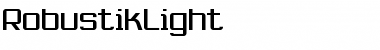 RobustikLight Regular Font