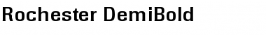 Rochester-DemiBold Regular Font