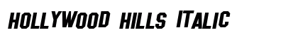 Hollywood Hills Italic Preview