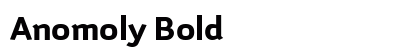 Anomoly Bold