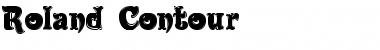 Roland Contour Font