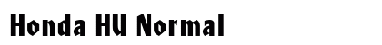 Honda HU Normal preview