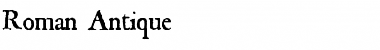 Roman Antique Font