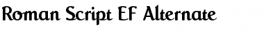 Roman Script EF Alternate Regular Font