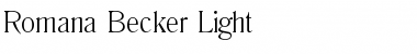 Romana Becker Light Font