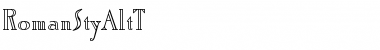 RomanStyAltT Font