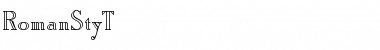 RomanStyT Font
