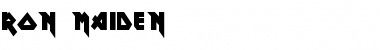Ron Maiden Font