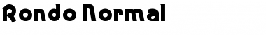 Rondo Normal Font