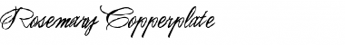 Rosemary Copperplate Regular Font