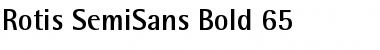 RotisSemiSans Bold Font