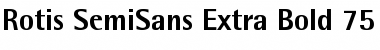 RotisSemiSans ExtraBold Font