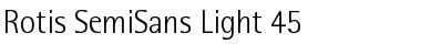 Download RotisSemiSans Light Font