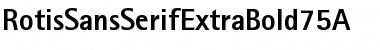 RotisSansSerifExtraBold75A Normal Font