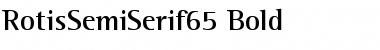 RotisSemiSerif65 Bold Font