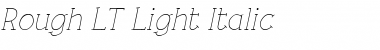 Rough LT Font