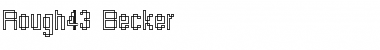 Download Rough43 Becker Font Download Rough43 Becker Font