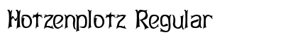 Hotzenplotz Regular preview